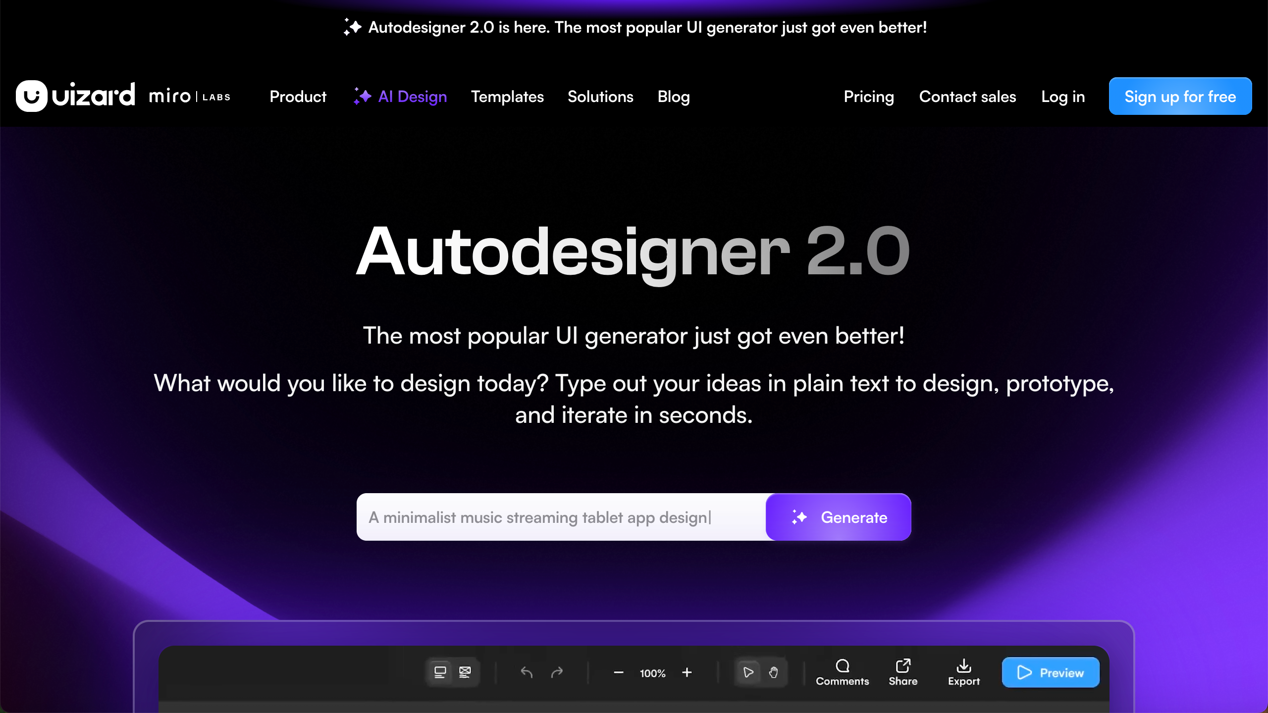 Uizard Autodesigner